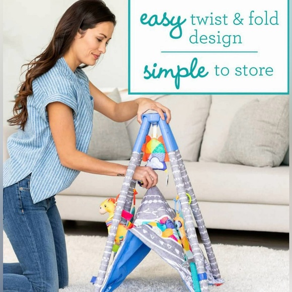 Infantino-4-in-1-Twist & Fold-Musical Mobile-Activity Gym - Picture 4 of 13